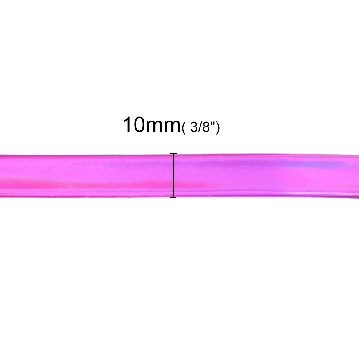 Шнурок из ПУ кожи для ювелирных изделий коричневый блеск 10 мм (3/8 &quot) 5 м