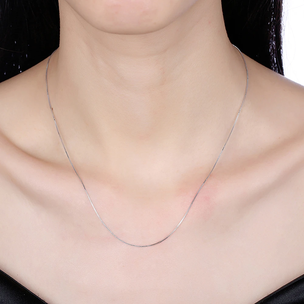 KASANIER 100% 925 sterling silver chain necklaces Hot sell Women necklace ladies free shipping | Украшения и аксессуары