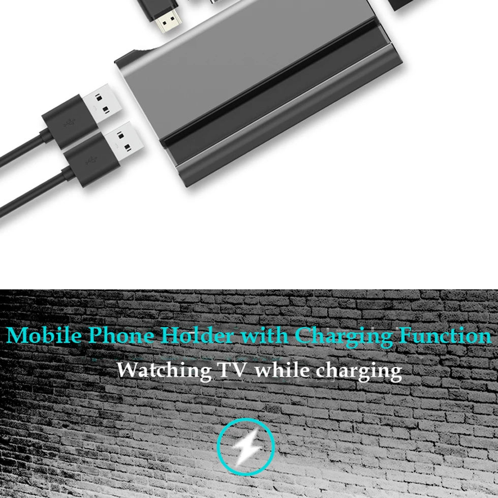 Usb type C к HDMI VGA RJ45 PD USB 3,0 type-c док-станция USB-C концентратор адаптер для Mac Air Pro huawei Mate10 samsung S8