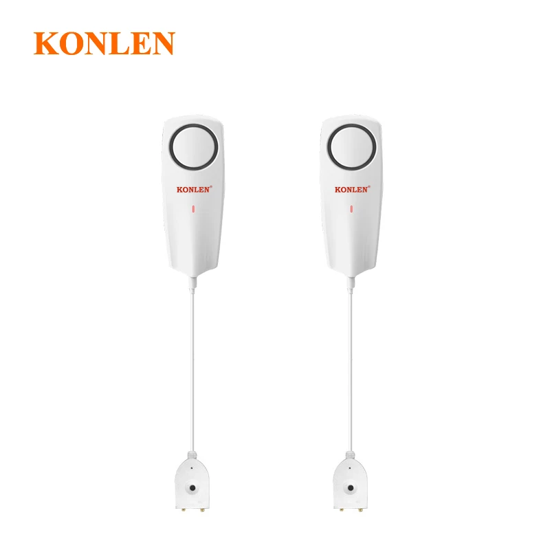 2 pieces KONLEN Wi-Fi датчик утечки жидкости беспроводной детектор уровня воды утечка перелива зуммер Tuya Smart Life APP Push будильник оповещения - Цвет: 2 pieces