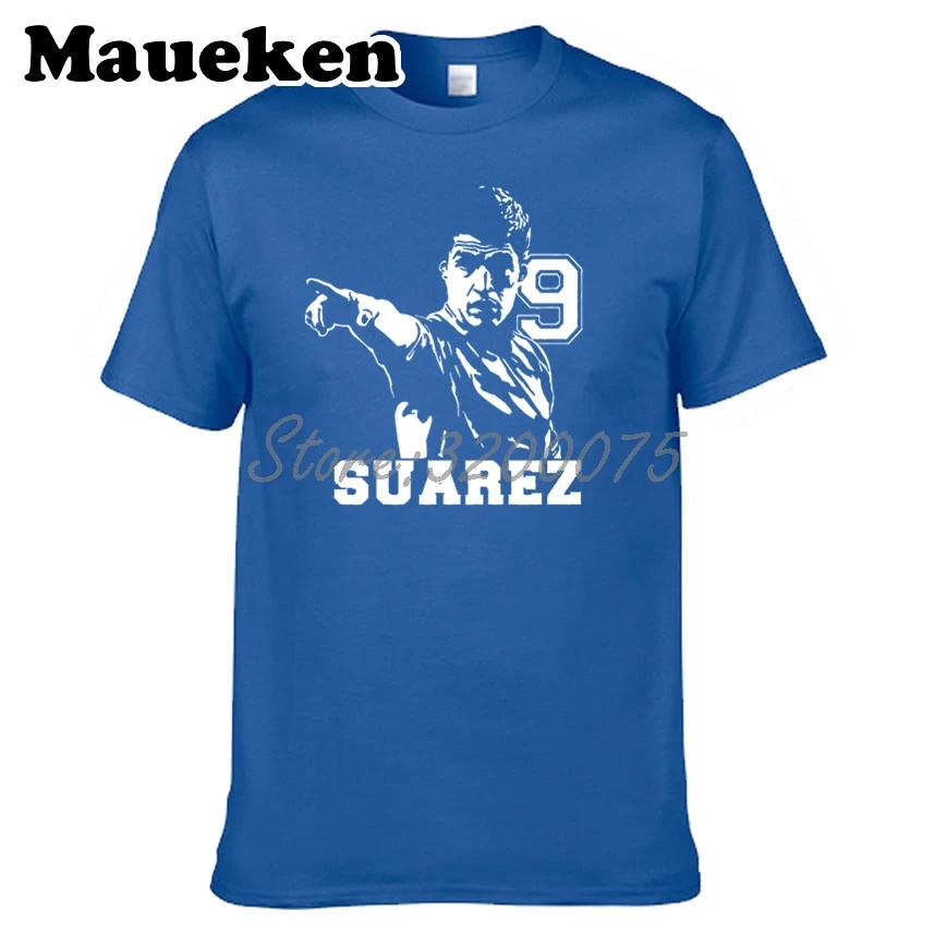 Мужская футболка с 9 звездами Luis Suarez для мужчин подарок фанатов из Uruguay круглым