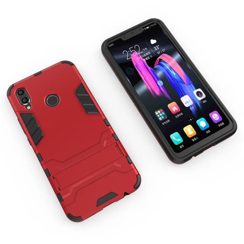 Чехол Coque для Honor 8X, чехлы для huawei Honor 8X, силиконовая твердая пластмассовая броня, оригинальная Роскошная Противоударная подставка