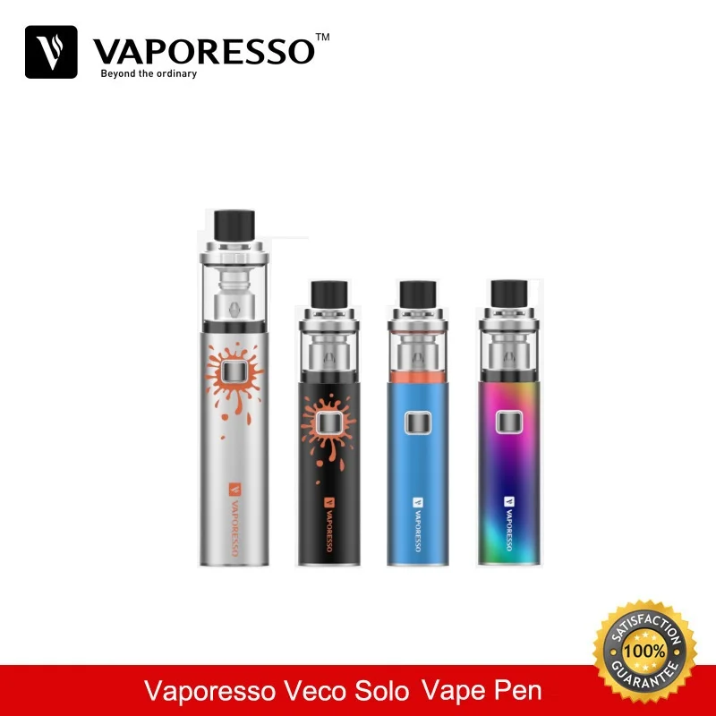 Vaporesso Veco Solo Plus Vape Pen с 4 мл Tank 2 Starter Kit Vaporizer 3300 мАч/1500 мАч EUC Coil|Системы нагревания