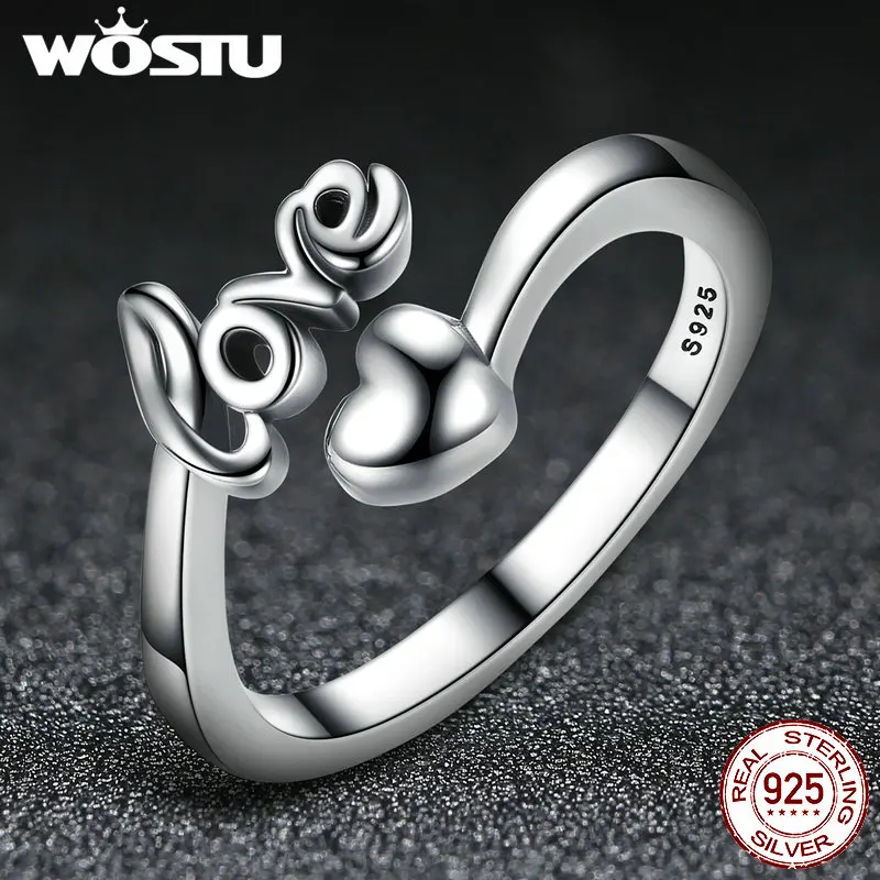 Женское Открытое кольцо в виде сердца серебро 100% пробы | Украшения и аксессуары