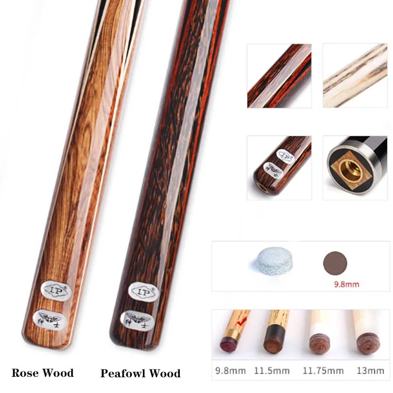 Новый LP Shenshi 3/4 Снукер Cue Stick набор 9 8 мм наконечник с двумя ручками цвета китайская