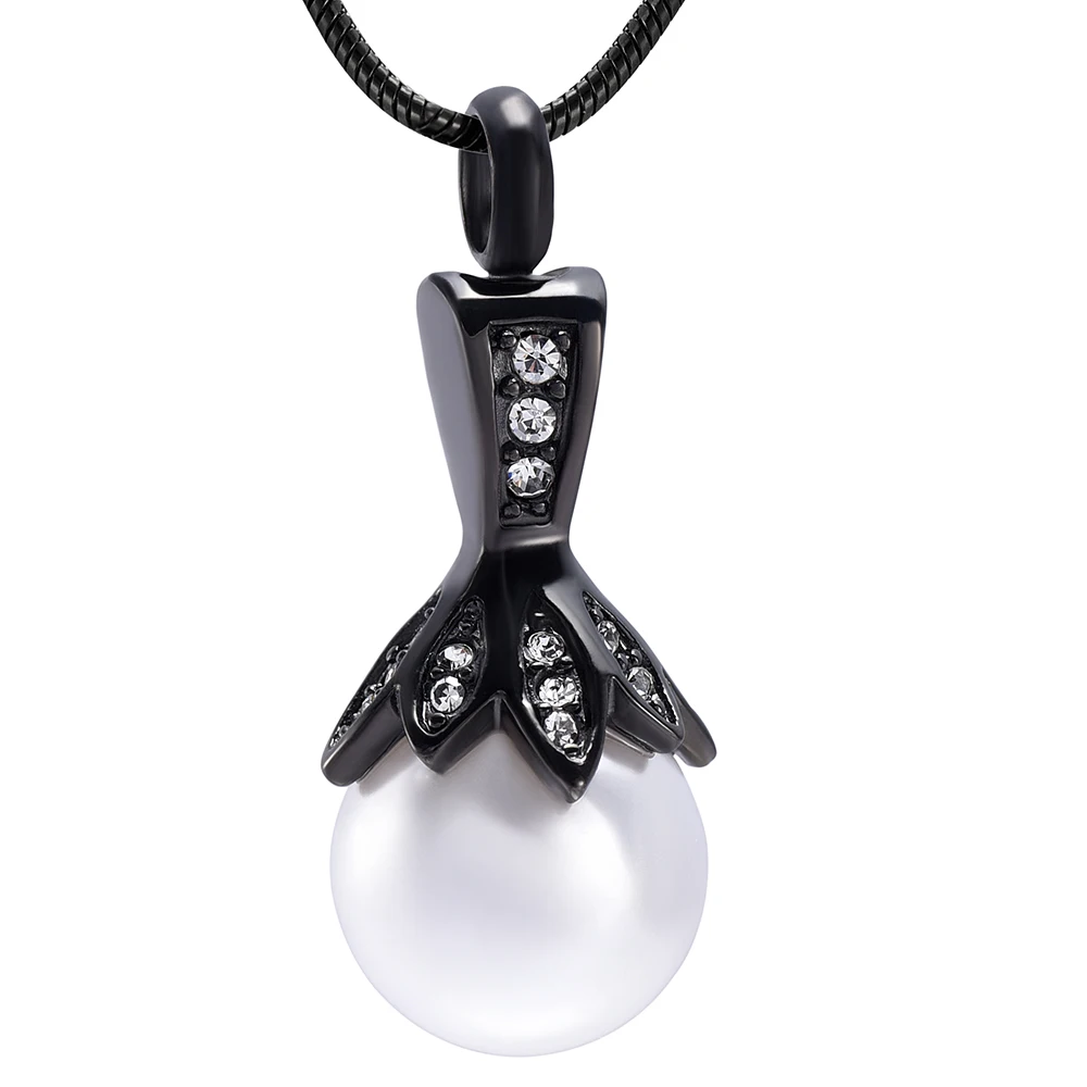 Памятные ювелирные изделия из нержавеющей стали жемчужная урна Кулон Ожерелье