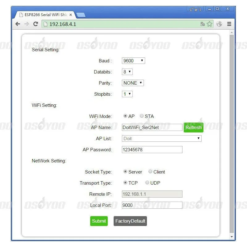 ESP8266 веб-сервер последовательный порт WiFi Щит Плата расширения ESP-13 совместим с Arduino UNO MEGA 2560 умный робот автомобиль