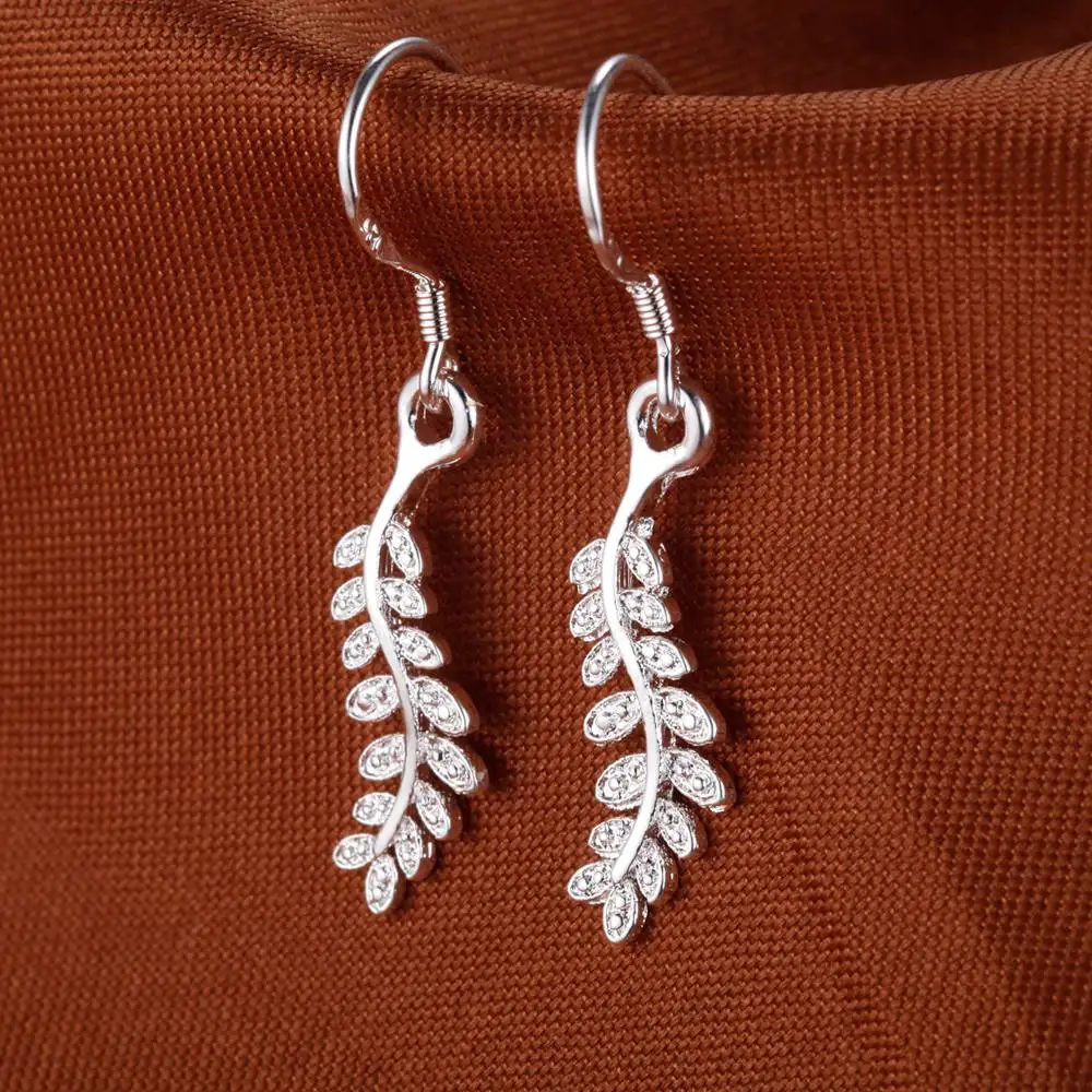 Женские серьги в виде оливковой ветки Vashiria Новое поступление модные ювелирные