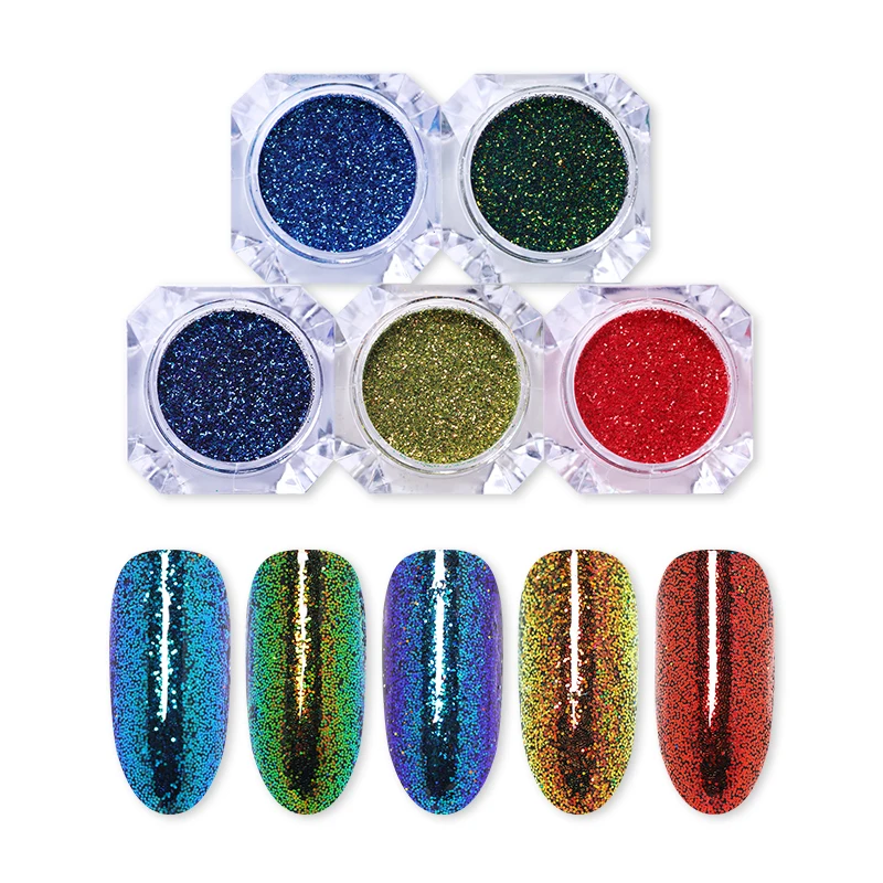 1 коробка блеск для ногтей хамелеон блестящий порошок необходимая черная основа