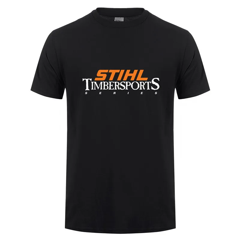 Stihl Timbersports серия футболка мужская с коротким рукавом хлопок лето Человек Stihl Футболка мужская футболка DS-004