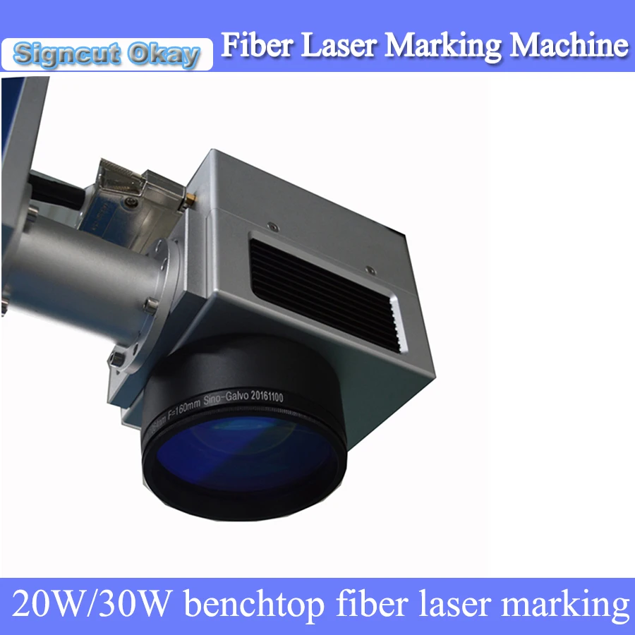Высокоточная лазерная маркировочная машина из нержавеющей стали с алюминиевым