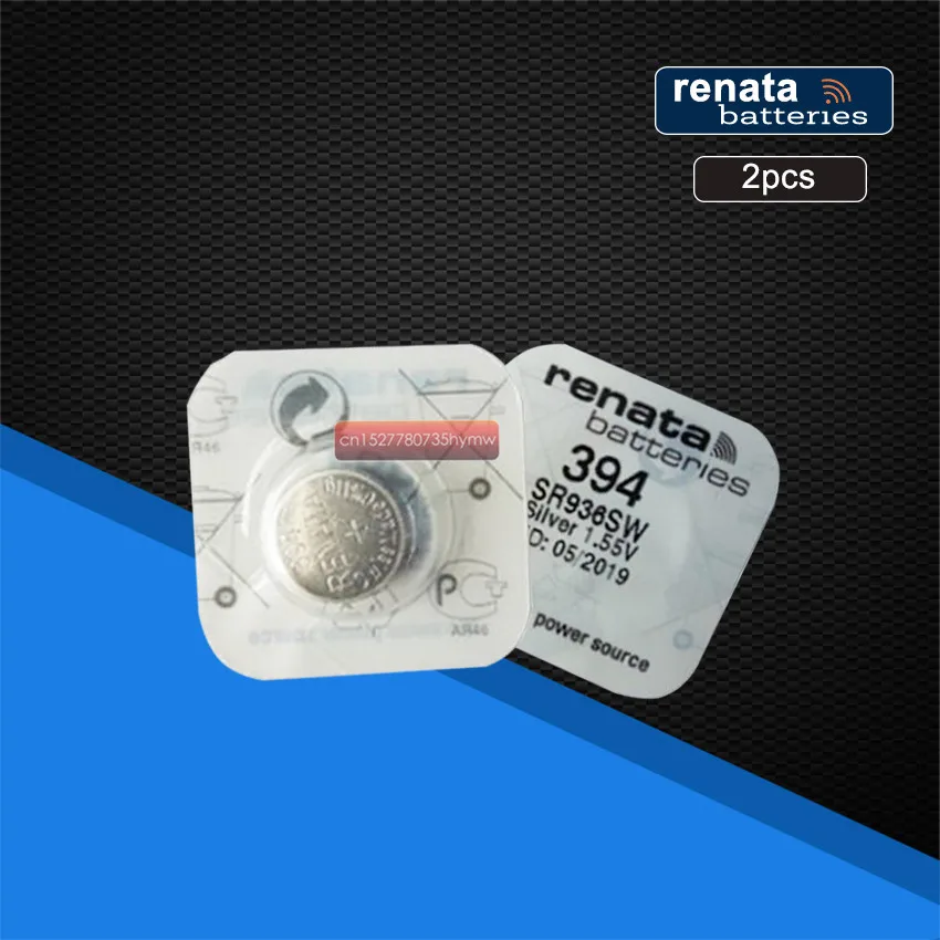 2 шт. батарейки renata 394 SR936SW AG9|Часовые батарейки| |