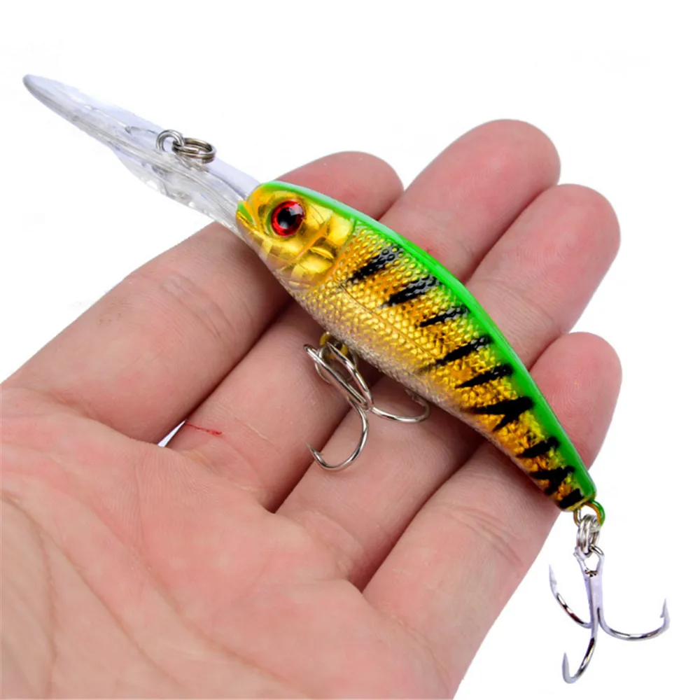 1 шт. новая Рыболовная Приманка Minnow 10 см 7 4 г рыболовные снасти Artificiais жесткие