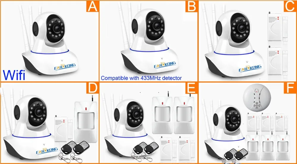 Новая IP камера Wifi беспроводная безопасность 720P сигнализация камера качающаяся головка Поддержка Android IOS приложение 2 года гарантии для PG103 W2B сигнализация
