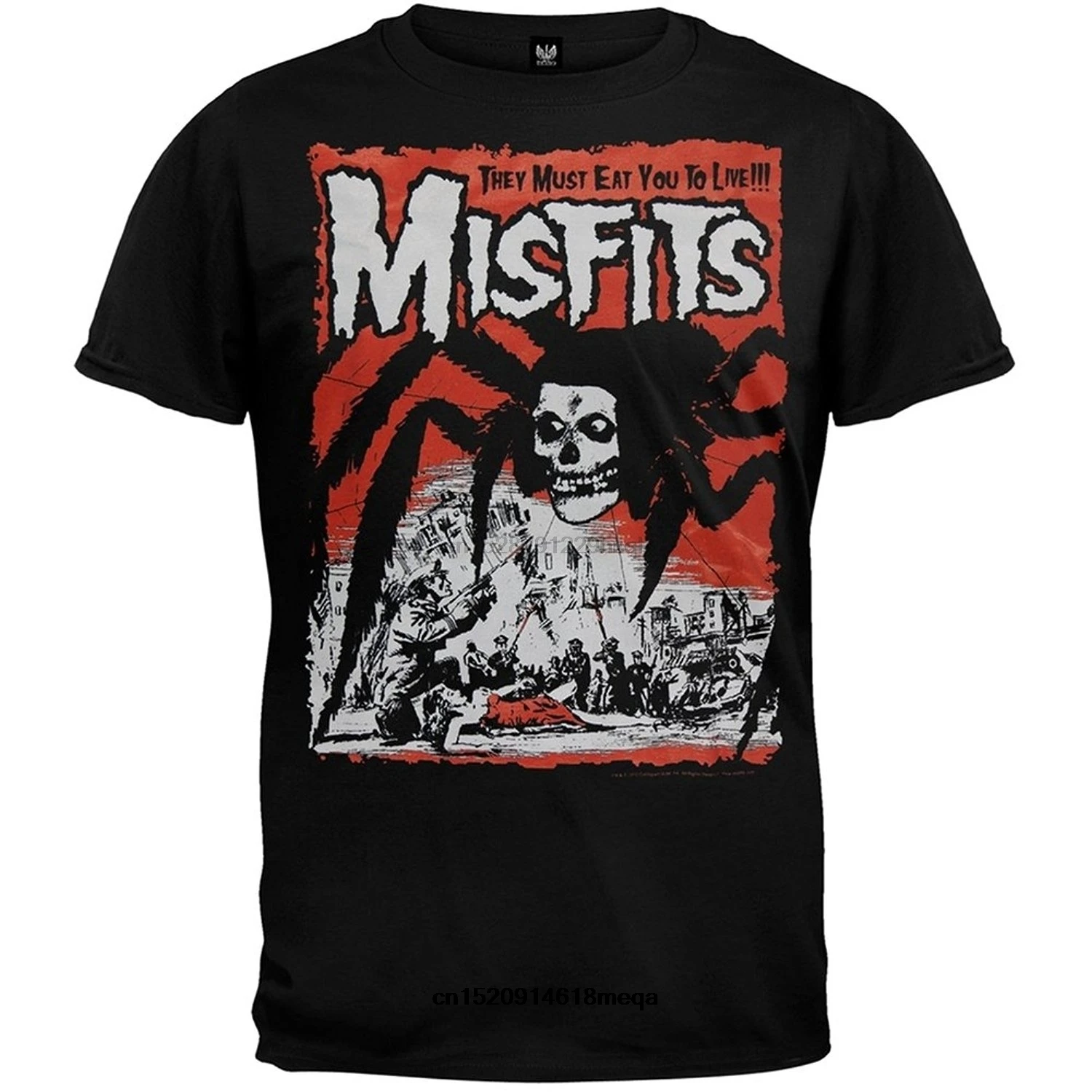 Футболка Misfits они должны съесть вас футболка для мужчин черный|Мужские футболки| |