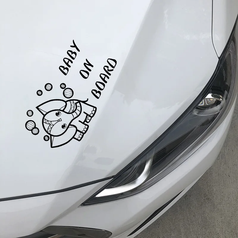 YJZT 19 4x11 3 см детская доска со слоном играющая с шариком Мультяшные автомобильные