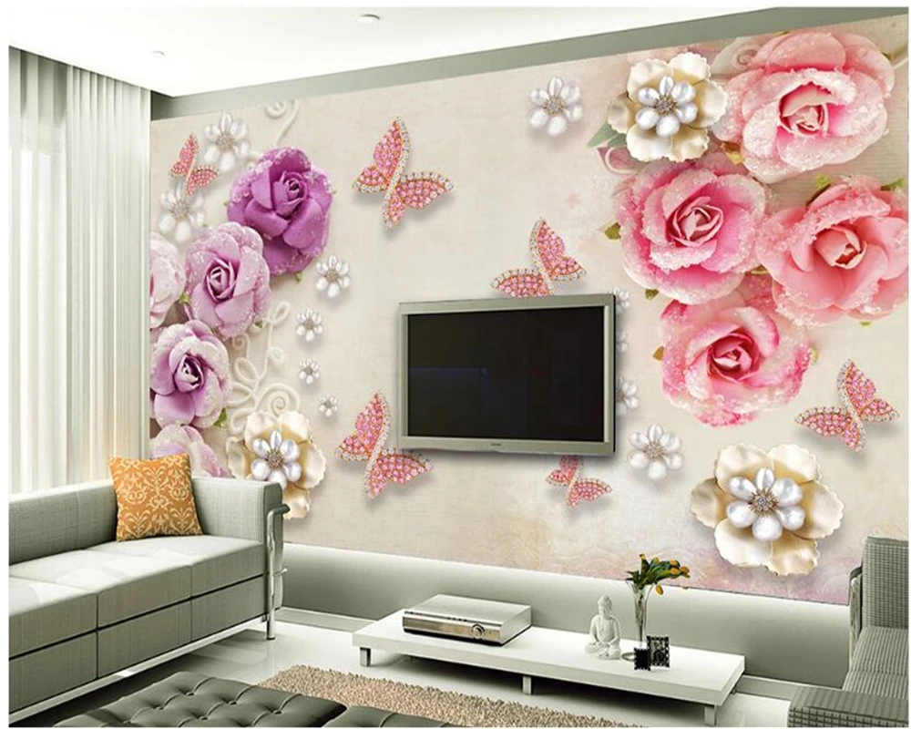 3d стерео обои для телевизора европейский стиль обои|3d wallpaper|fashion wallpaperwallpaper fashion |