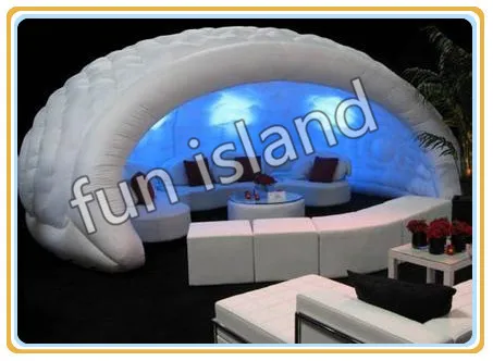 2017 Новый бренд креативный надувной тент igloo со светодиодной подсветкой купол