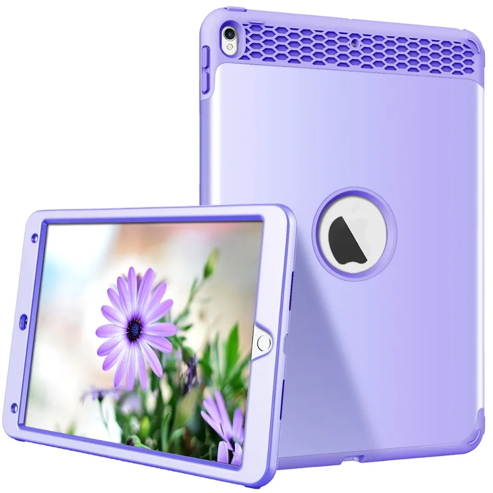 Защитный чехол для планшета для iPad Air 3 10,5 трехслойный сверхмощный ПК мягкая Защитная силиконовая крышка для iPad Pro 10,5 чехол