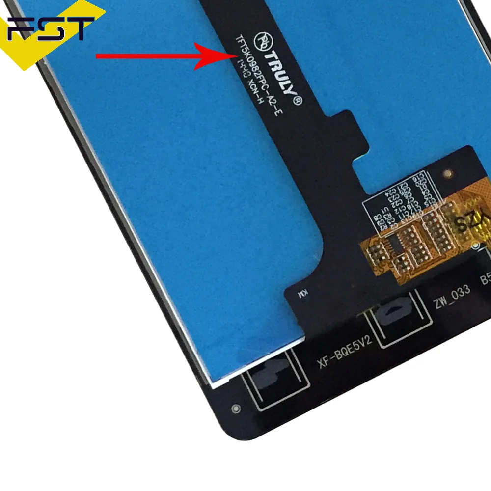ЖК-дисплей Pantalla Tactil Con Marco для BQ Aquaris E5 4G 0982 TFT5K0982FPC-A2-E ЖК-дисплей с сенсорным экраном дигитайзер+ рамка