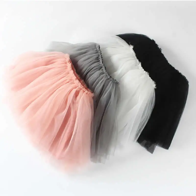 

Female Baby Fluffy Half-length Mesh Skirt Girls Princess Skirts ins Tide Children Burst tutu Skirts Girl Clothes