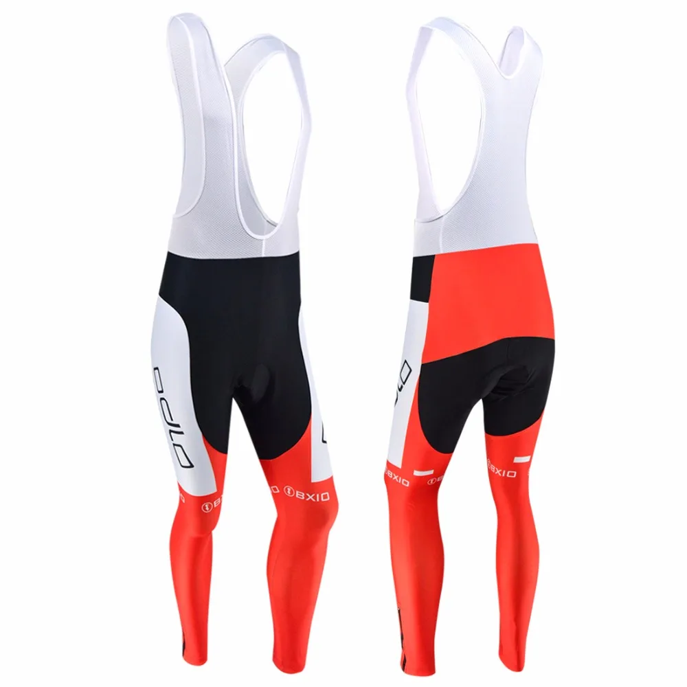 Bxio профессиональные велосипедные штаны для мужчин длинные красные дышащие Pantalon