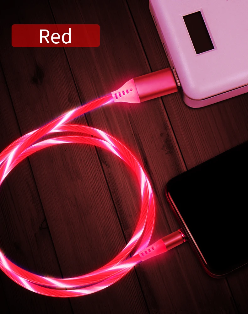 KingFriend Магнитный светодиодный светильник USB кабель передачи данных для быстрой зарядки зарядное устройство Micro USB кабель type C кабель для Xiaomi huawei iphone X
