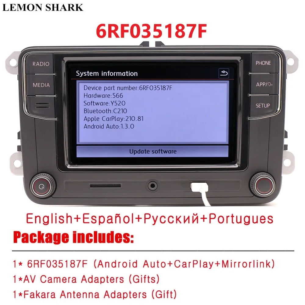 RCD330 Plus Android Auto Carplay RCD330G Carplay 6RF 035 187F R340G код 330G для VW Tiguan Golf 5 6 MK5 MK6 Passat Polo 6RF 035