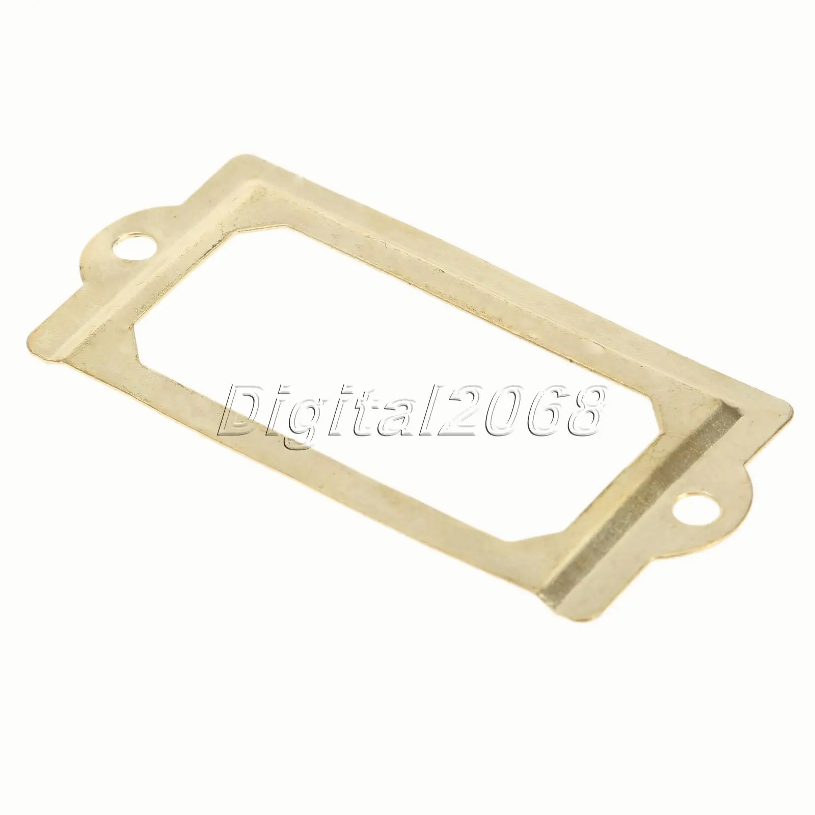12 шт. латунные металлические этикетки 70x33 мм|label pull frame|label pulllabel holders for drawers |