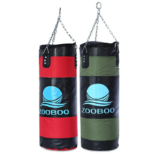 Боксерские песочные мешки ZOOBOO 60 100 см ударопрочные пустые груши с цепочкой и