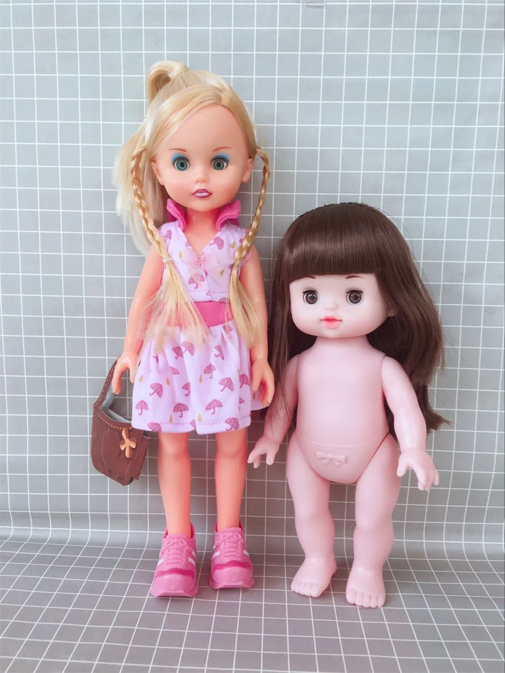 Для полных девочек милые куклы для новорожденного мягкие Mellchan мигание большие