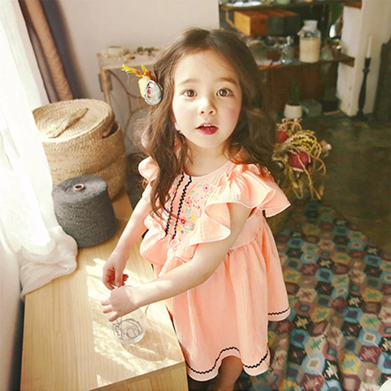 Little Girls Dresses 2018 Boho Cute Children Dress 6 Years Tiny Cottons Kids Clothes Girl Summer For Costume Vestidos | Детская одежда