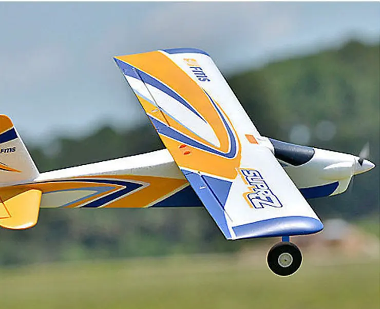 FMS 1220 мм Wingspan Super EZ V2 тренажер EPO самолет с поплавками RTF 2 4 ГГц радиоуправляемая