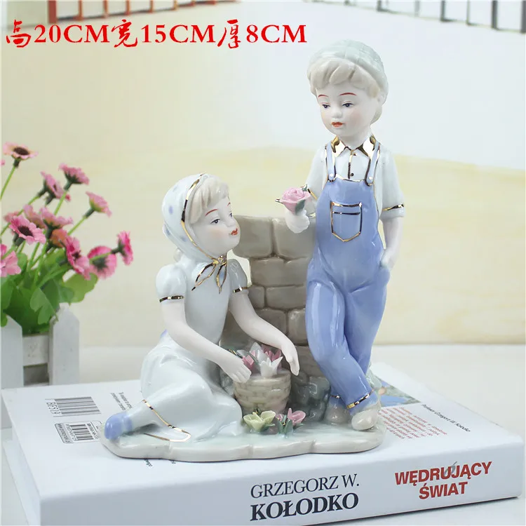 Керамические Куклы для девочек любит домашний декор украшение комнаты Детские