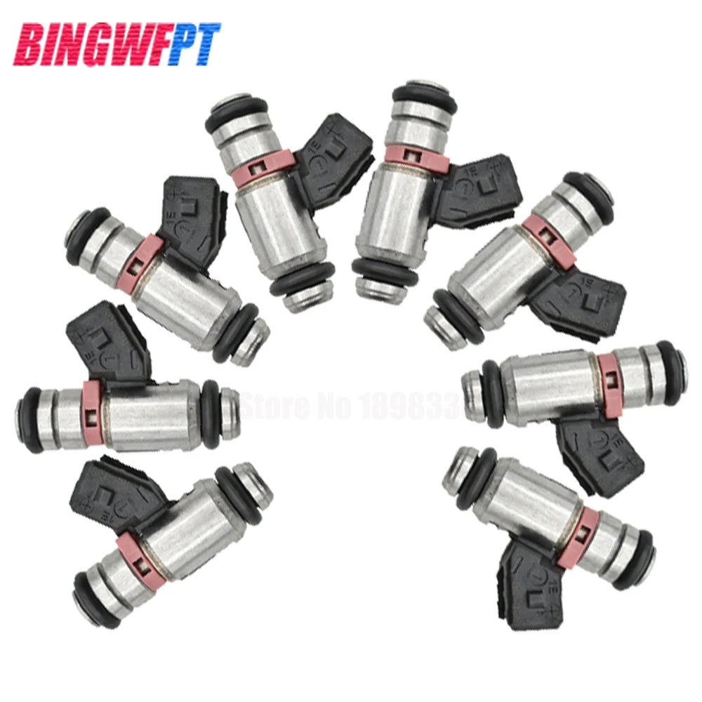 

8x IWP189 28040161A New 12holes pink motorcycle bike fuel injector for Ducati Fuel Gas Petrol Injector Shower M-agneti M-arelli