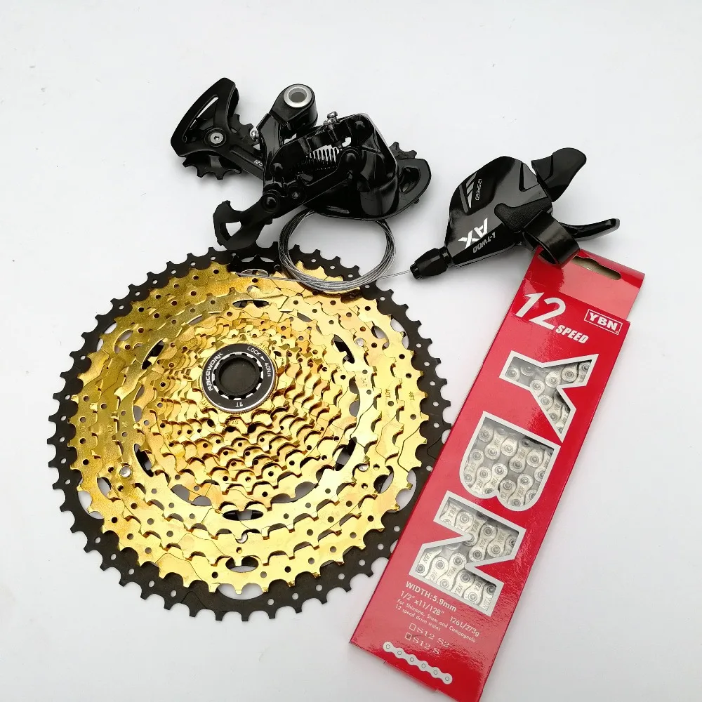 LTWOO XT R MTB 12 Скоростей переключатель Группа Комплект RACEWORk 11-52T кассета YBN цепь 4 шт. набор Eagle M9000