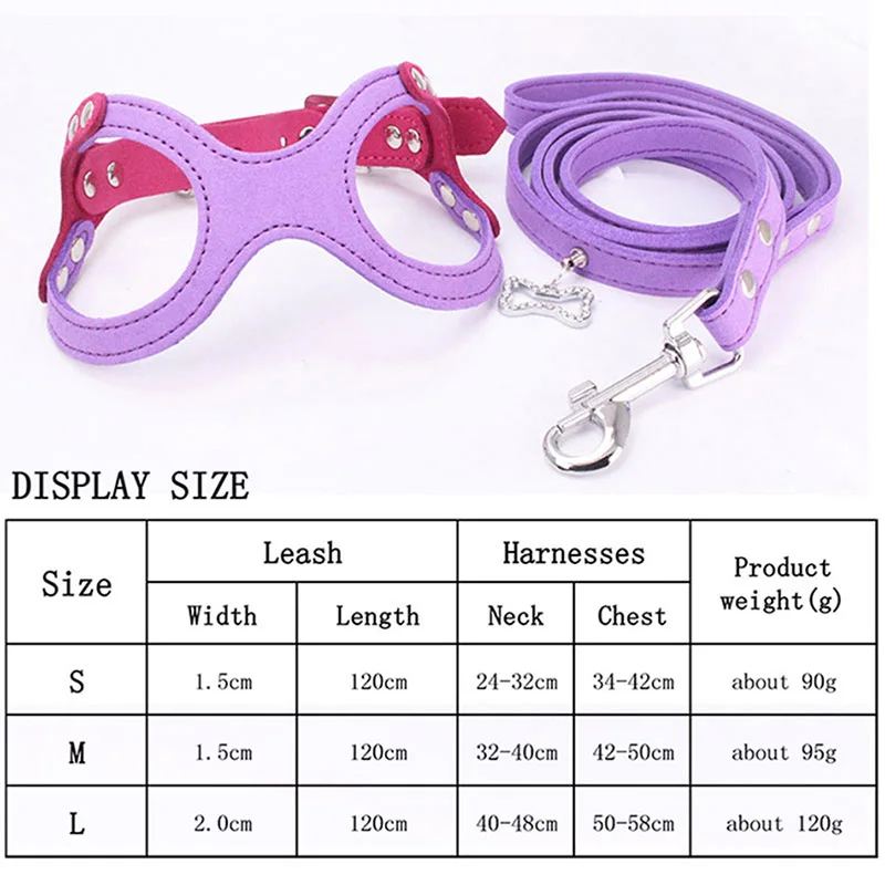 Регулируемая форма очков поводок для собак Кристальный бриллиант подвеска