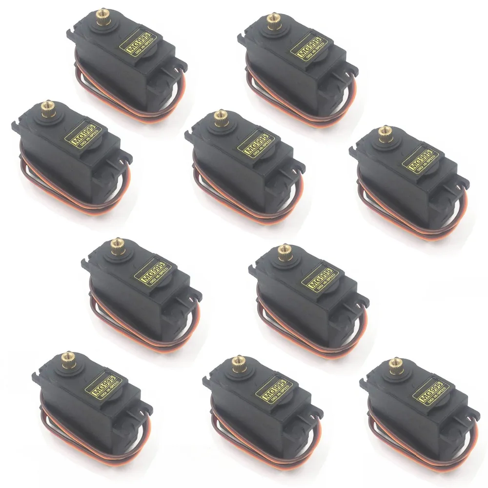 Цифровая Серводвигатель MG995 MG996 10 шт. 13 кг 15 для Futaba JR радиоуправляемая модель