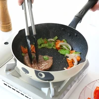 new durable panda frying pan cartoon printing maifan stone non stick wok deep frying pan induction cooker universal