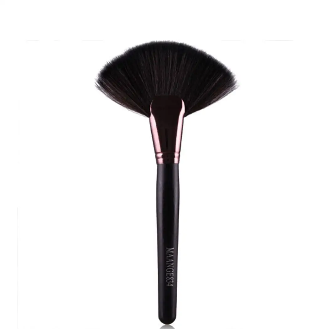 Мода Вентилятор Кисть Румяна Фонд косметические кисти для макияжа в форме
