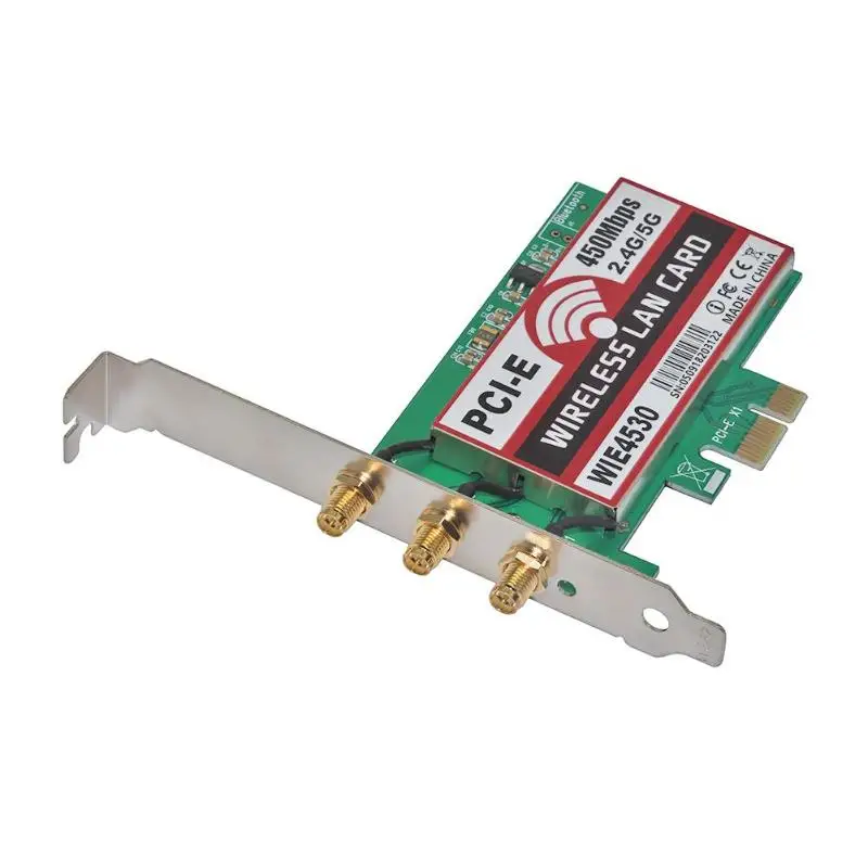 802,11 b/g/n/ac 450 Мбит/с беспроводной 2,4G/5G WiFi PCI-Express совместимый PCI-E X1/X4/X8/X16 адаптер настольная карта для процессора Intel