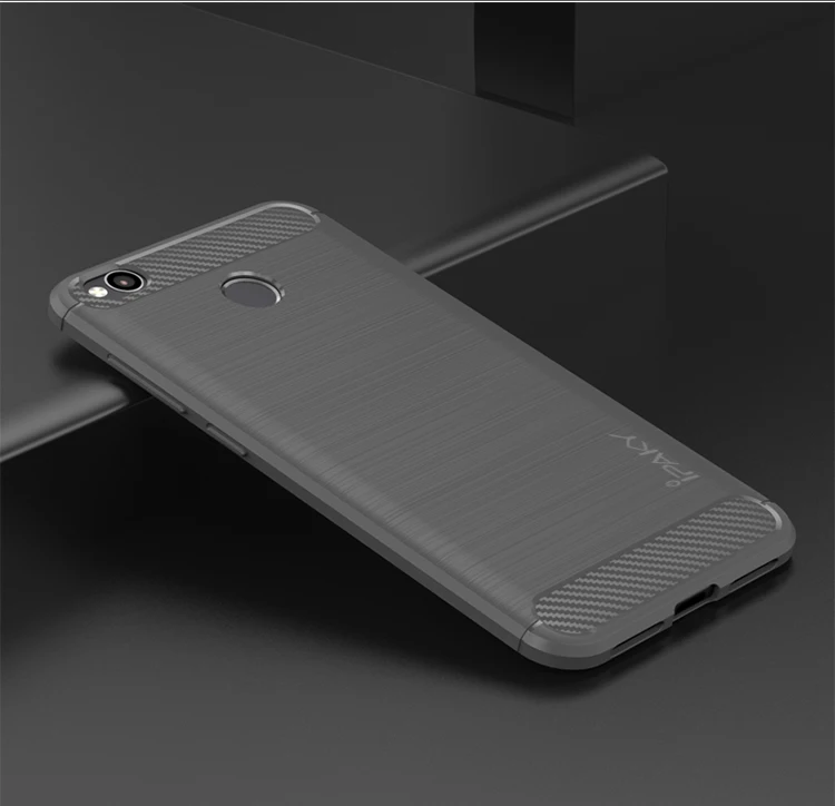 Чехол для Xiaomi Redmi 4X, силиконовый гибридный защитный Чехол IPAKY из углеродного волокна для Xiaomi Redmi 4X, чехол