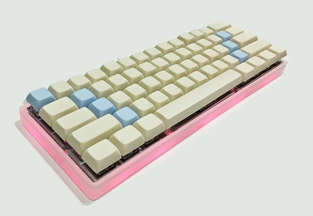 GH60 DIY Матовый Акриловый чехол с ЧПУ корпус с ЧПУ пластины PCBA стабилизаторы для 60% мини механическая клавиатура