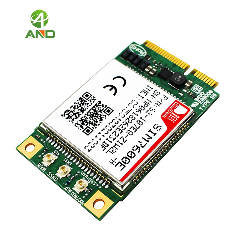Многодиапазонный модуль LTE CAT4 SIM7600E H PCIE B38/B40/B41/B1/B3/B5/B7/B8/B20 1 шт.|Хранилища для