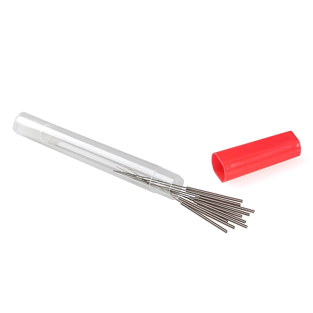 Детали для 3D принтера 3dsway 10 шт. сгибаемые сверла игла чистки сопла Hotend Cleaner 0 2/0 3/0 4