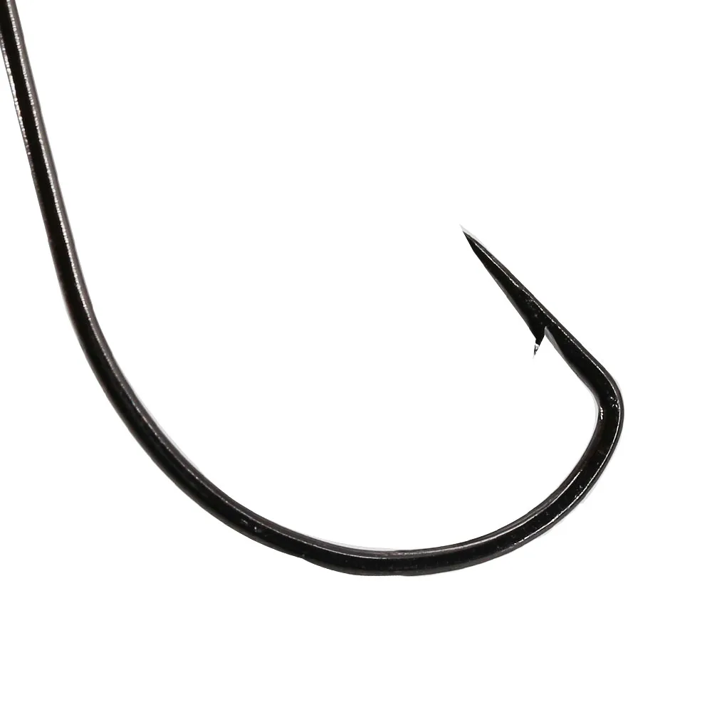 2018 HUNTHOUSE mustad worm hook hooks nice 50pcs/lot and High-carbon steel 1/0 2/0 1# fishing designed for soft bait | Спорт и