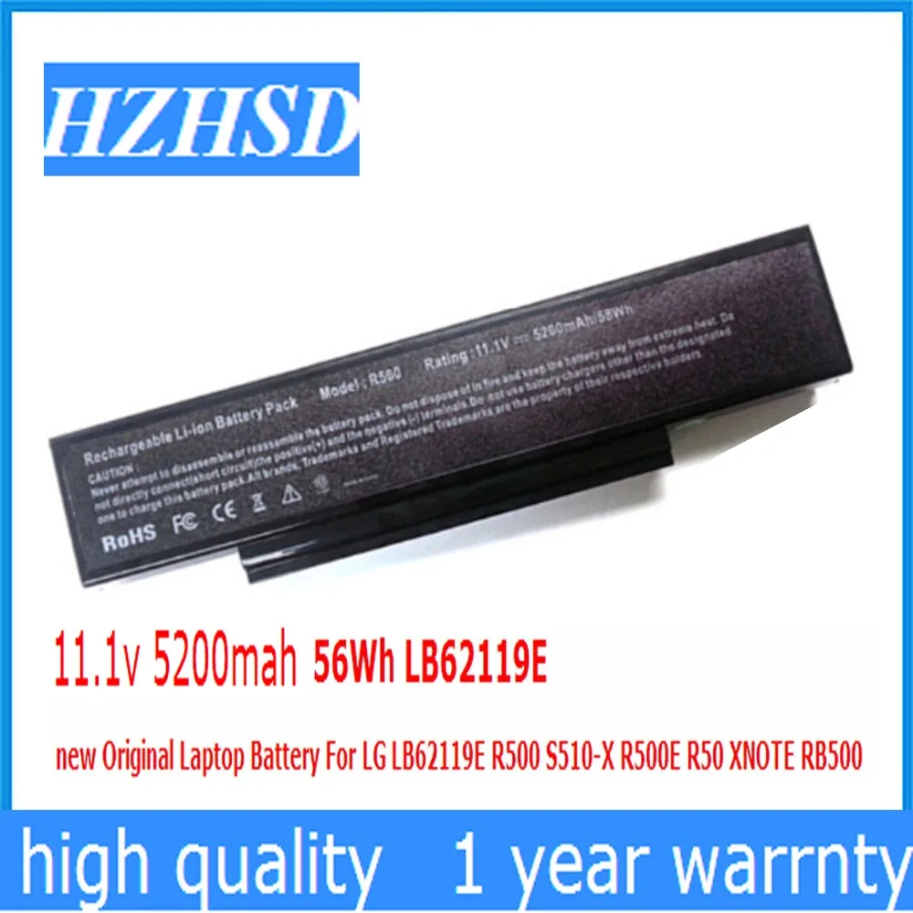 11 1 V 5200mAh 58Wh LB62119E Новый аккумулятор для ноутбука LG R500 S510 X R500E R50 XNOTE RB500|original laptop