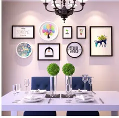 Средиземноморский Стиль 11 шт. фоторамка комплект+ руль+ полка Home Decor фоторамка набор стене висит украшения кадров для фото