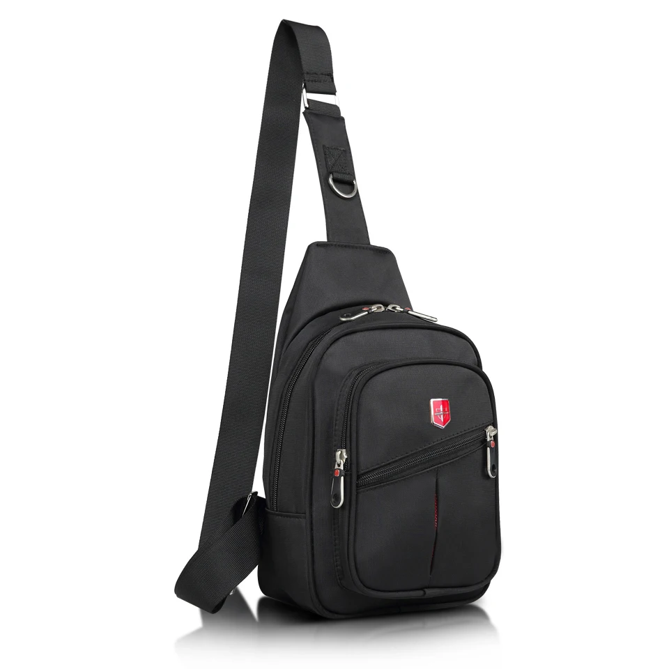 Брендовая швейцарская Мужская нагрудная сумка водонепроницаемый Повседневный
