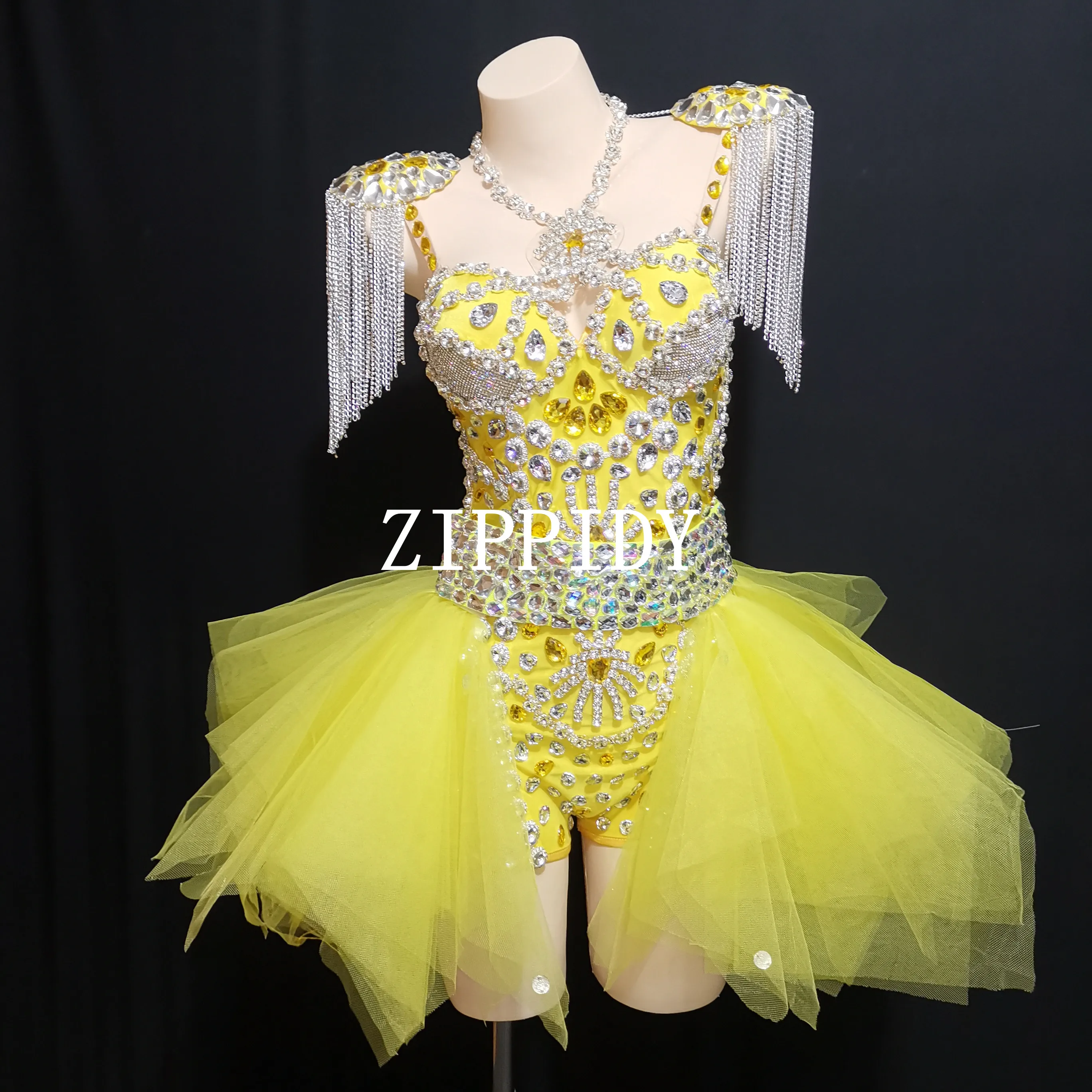 Модный дизайн 2019 года неоновые желтые рандомные Наплечные подушечки для показа